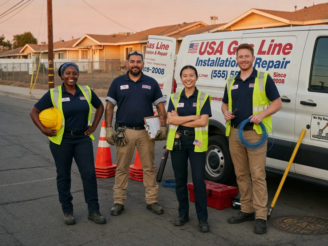 Gas Line Installation company in Van Vleck, TX